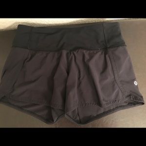 Size 4 Run Times Lululemon Shorts